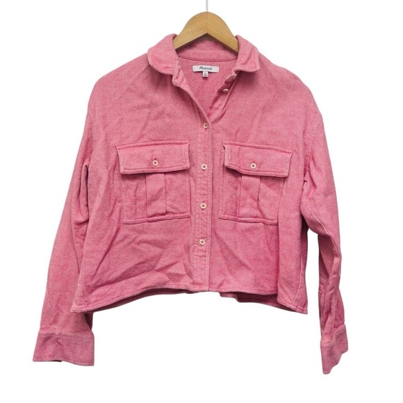 Madewell Flannel Cargo Button-Up Shirt - Picture 2 of 11